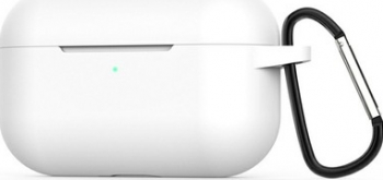 Husa suport casti pentru Apple AirPods Pro Alb 