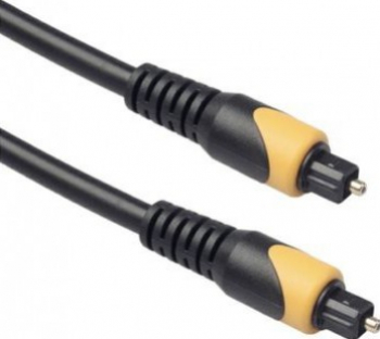 Cablu audio optic Toslink 2m conectare audio prin Fibra Optica S/PDIF Negru 