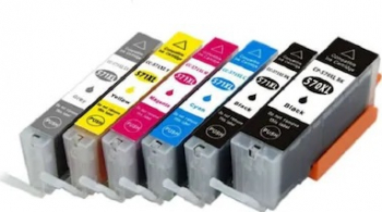 Set 6 cartuse Canon PGI-570XLBK CLI-571XLBK CLI-571XL C CLI-571XL M CLI-571XL Y CLI571XL Gr 