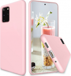 Husa de protectie din silicon soft pentru Samsung Galaxy S20 Ultra Roz