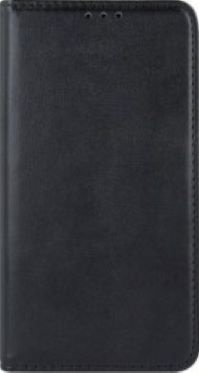 Husa magnetica stil carte pentru Samsung Galaxy A51 protectie spate si fata piele ecologica negru 