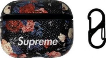 Husa suport din piele cu model pentru Apple AirPods Pro Multicolor 