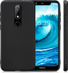 Husa TPU Silicon Nokia 5.1 Plus Negru Brand Mobile Tuning 