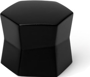 Buton pentru mobilier Coffe Pot negru mat 