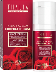 Crema de fata Midnight Rose Thalia Natural Beauty cu apa de trandafiri 50ml