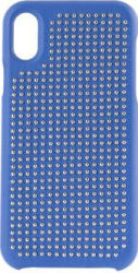 Husa protectie Bibilel pentru iPhone X piele naturala bumper Albastru BBL1630