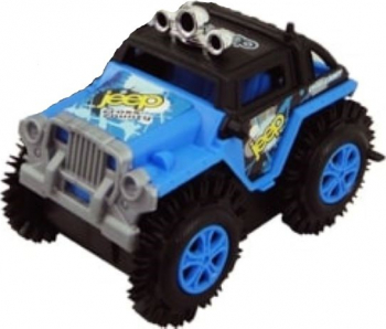 Masina de teren model Jeep cu baterii Albastru 