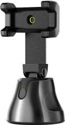 Suport pentru telefon cu functie Smart Camera rotire 360 de grade Face Tracking Negru 