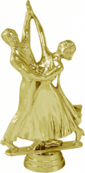 Trofeu Figurina Dans Sportiv plastic-marmura 17 cm 