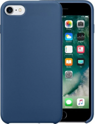 Husa protectie Bibilel Soft silicon iPhone X bumper ultraslim capac de protectie Bleumarin BBL1637 