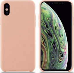 Husa protectie Bibilel Soft silicon iPhone X bumper ultraslim capac de protectie Roz BBL1638