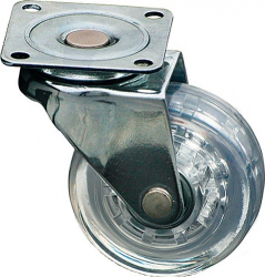 Rotila din silicon fara frana pentru mobilier D50 mm