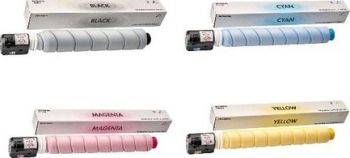 Set 4 tonere Integral compatibil Canon EXV-54 15500 pagini negru/cyan/magenta/yellow cod OEM 1394C002 