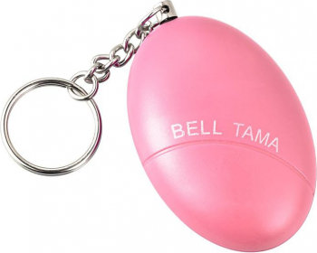 Alarma personala portabila tip breloc chei 120dB pentru siguranta copiilor femeilor sau persoanelor varstnice roz 
