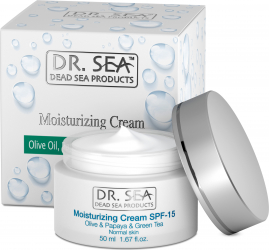 Crema Hidratanta cu Minerale de la Marea Moarta Ulei de masline Papaya si Ceai verde SPF15