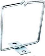 Set 10buc- Ghidaj organizator cabluri LanKATT pentru rack Inel metalic 80x80 wire manager 