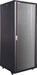Dulap rack LanKATT 19 42U 800x1000 montare pe podea free standing metalic negru dezasamblat 