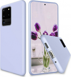 Husa de protectie din silicon soft pentru Samsung Galaxy S20 Ultra Mov 