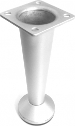 Picior metalic Ayak pentru mobilier H 100 mm finisaj aluminiu 