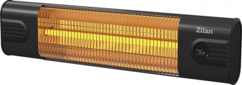 Radiator infrarosu cu fibra carbon Zilan ZLN-0072 1800W Telecomanda Negru