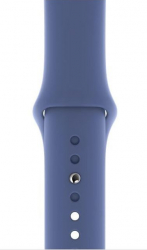 Curea din silicon pentru Apple Watch compatibil cu dimensiunea 42/44 mm Indigo SHO1774 