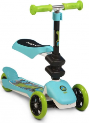 Trotineta 3in1 tip scuter Bibilel maner detasabil cu muzicuta Multicolor BBL1690 