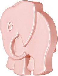 Buton elefant roz pentru mobilier copii 