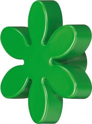 Buton floare verde pentru mobilier copii 