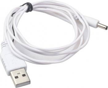 Cablu de alimentare USB 2.0 la DC 3.5 mm pentru Router TV MP3 MP4 100 cm Alb BBL1710 