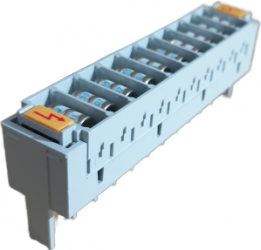 Modul echipat LanKATT cu 10 protectori cu descarcare in gaz pt. reglete de 10 perechi LSA/tip Krone 