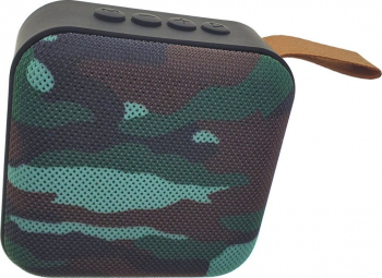 Boxa bluetooth v.4.2 putere 3W T5 Speaker player microSD USB FM radio microfon design army T-SPEAKER-T5-C-DC 