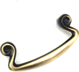 Maner vintage pentru mobilier Alma finisaj bronz antichizat