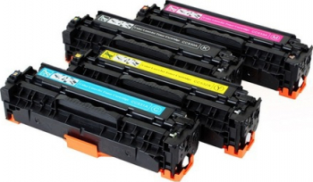Set de 4 Cartuse Toner GraphiteK compatibile HP CC530A CC531A CC532A CC533A BK/C/M/Y 