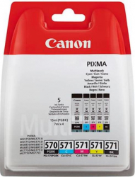 Cartus Original Pentru imprimanta Canon PGI-570 MULTI Pachet Canon PGI570+CLI571 COL 