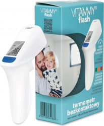 Termometru non-contact Vitammy Flash HTD8816C tehnologie infrarosu pentru frunte 
