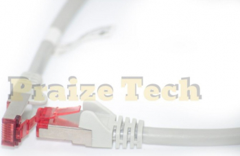 Cablu FTP Retea CAT6 Model Alb 0.5m Lungime - Cablu Ethernet Ecranat SSTP 