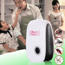 Aparat anti Daunatori Ultrasonic pentru gandaci muste tantari furnici paianjeni soareci Ultrasonic Pest Reject 