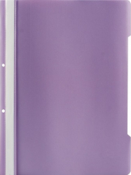 Dosar plastic Noki cu sina si gauri lila 50 buc/set A4 plastic 