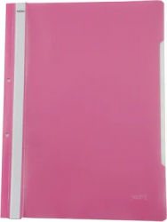 Dosar plastic Noki cu sina si gauri roz 50 buc/set