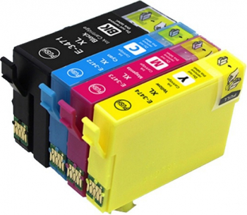 T3471 Set 4 Cartuse GraphiteK premium compatibile Epson T3471/T3472/T3473/T3474 