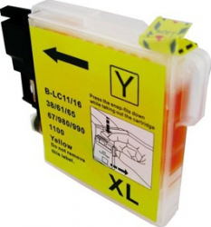 Cartus cerneala compatibil cu Brother LC1100XL yellow 