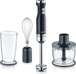 Set blender de mana + accesorii Graef HB502 5 trepte de viteza functie turbo functie anti-stropire design ergonomic motor puternic 