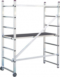 Schela mobila Krause Corda 0.5 x 1.5m - aluminiu - inaltime lucru 3m 