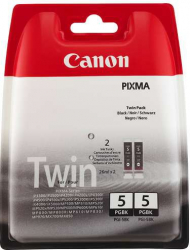 Set 2 Cartuse cerneala original OEM Canon PGI-5Bk Negru 