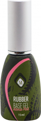 Gel de constructie rubber base roz intens 15 ml 