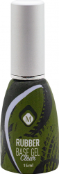 Gel de constructie rubber base transparent 15 ml 