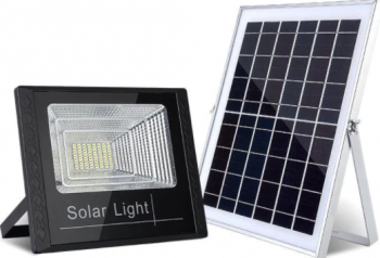 Proiector cu panou solar si telecomanda 60w IP65