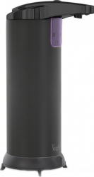 Dozator automat/cu senzor de sapun lichid/dezinfectant stand alone cu baterie 220 ml plastic ABS 195 x 110 x 74 mm negru