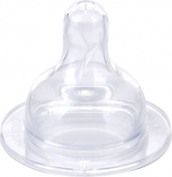 Tetina anticolici pentru biberoane cu gat larg Canpol babies silicon - Easy Start - flux variabil 