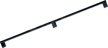 Maner pentru mobilier Graf Big Long finisaj negru periat L 1200 mm